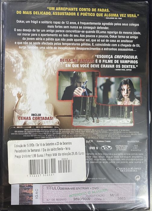 DVD “Deixa-me Entrar” [Novo]