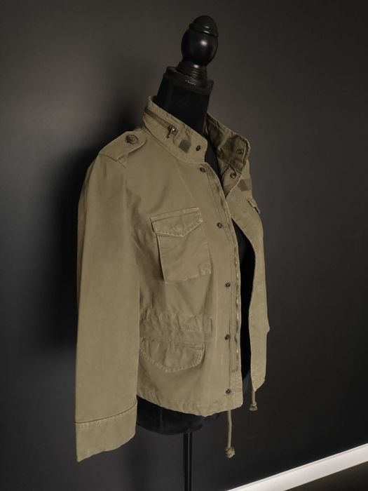 Zara kurtka katana khaki w stylu militarnym M/L
