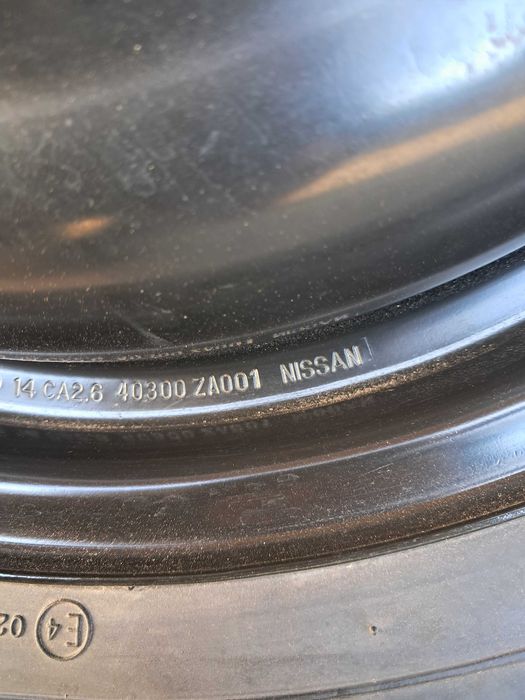 Запаска докатка 5x114,3r17 Nissan
