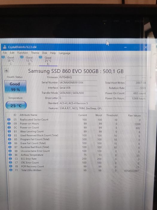 Samsung SSD 860 EVO 512GB
