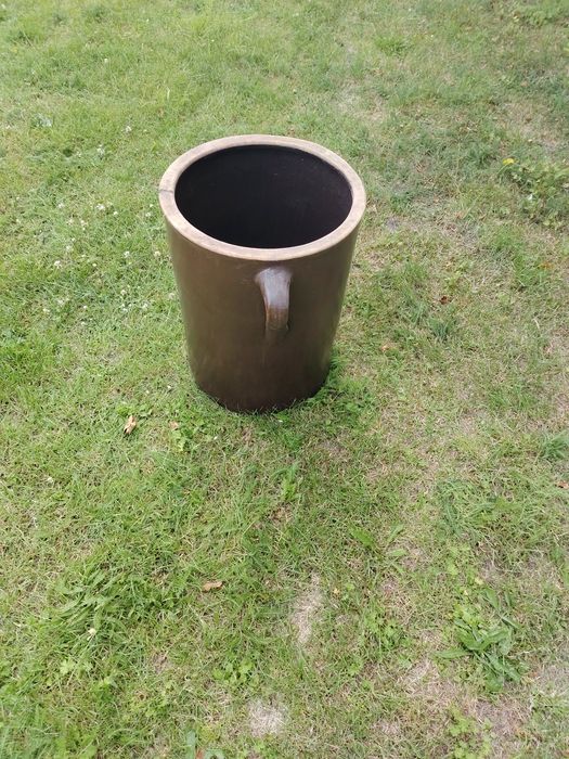 Garnki duże kamionkowe z PRL