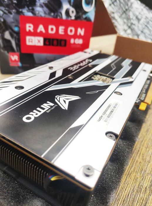 Sapphire RX480 ОС Nitro+ 8Gb відеопам’яті GDDR5, оверклок