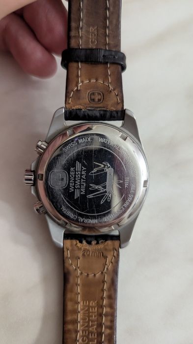 Часы Wenger swiss military, годинник швейцарський хронограф