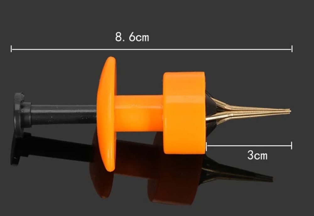 Szczypce karpiowe/chwytak wędkarski niebieski + gumki