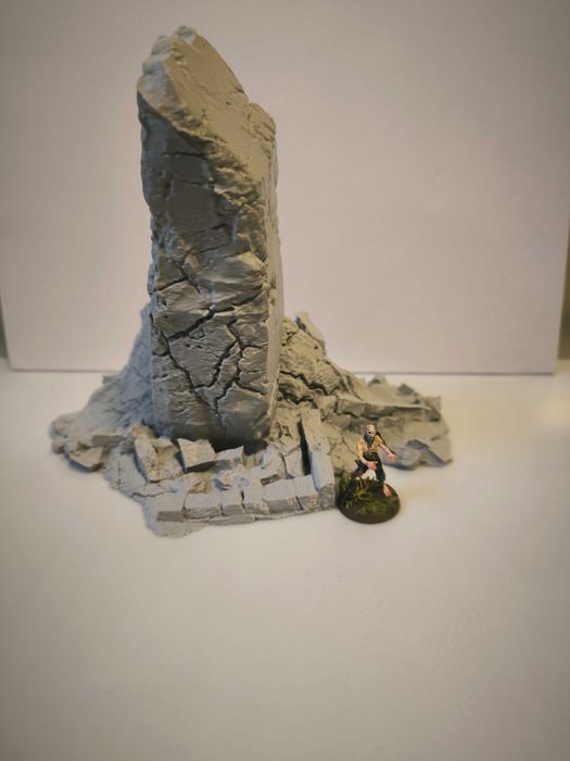 Zaginione miasto (Kataklizm) Duża skała 2 RPG D&D Makieta Diorama