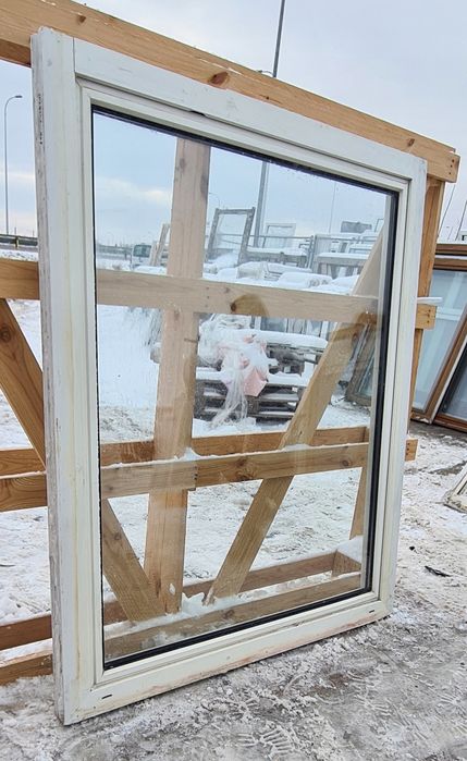 OKNA Używane 124X146 OKNO KacprzaK Plastikowe PCV Białe Lider Okna OLX