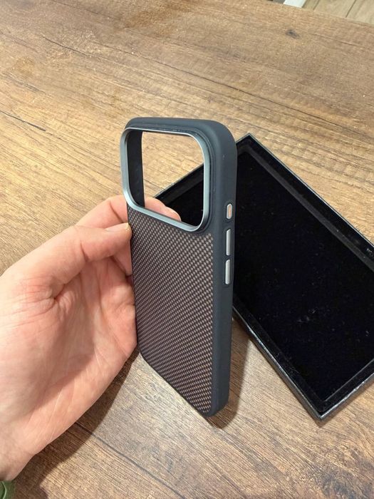 чохол для iPhone 17 Pro Новий Армід Kevlar MagSafe