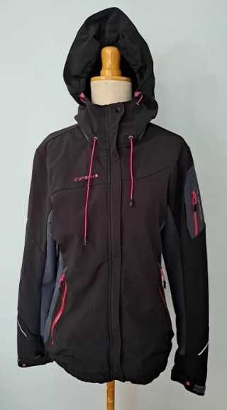 ICEPEAK -Cudny Damski Softshell Kurtka Parka Membrana ICETECH M/L