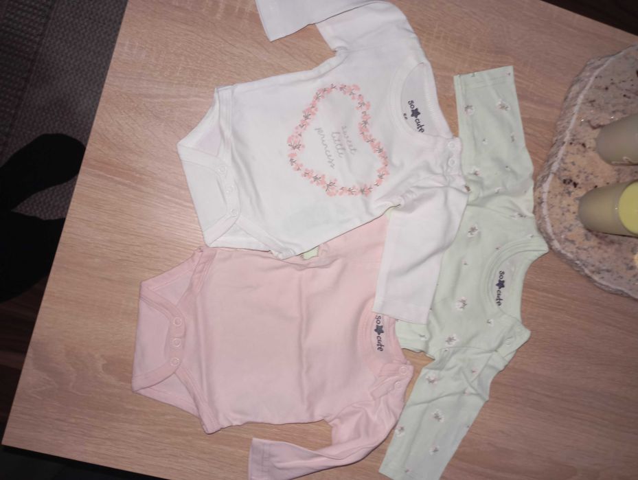 Zestaw ubranek dla noworodka(dziewczynka)50-56