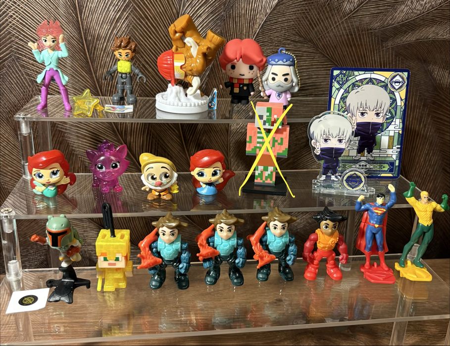 Фігурки дешево розпродаж лораблс кіндер майнкрафт моджи попс плеймобіл лол care beard star wars аніме ведмеді moji pops