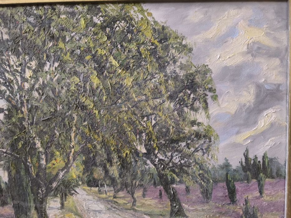Piękny obraz olejny, płótno, sygnowany Rudi Burandt