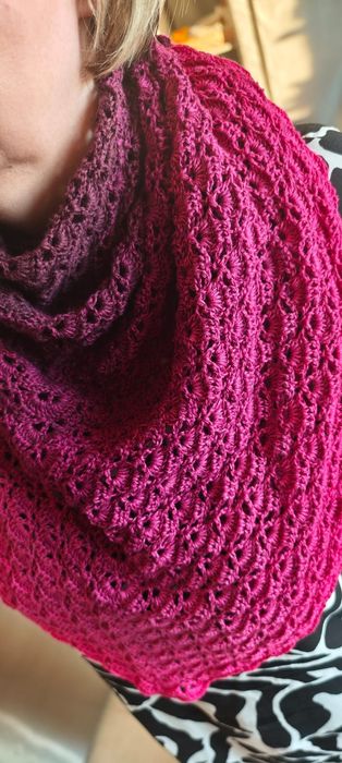 Chusta handmade na szydełku
