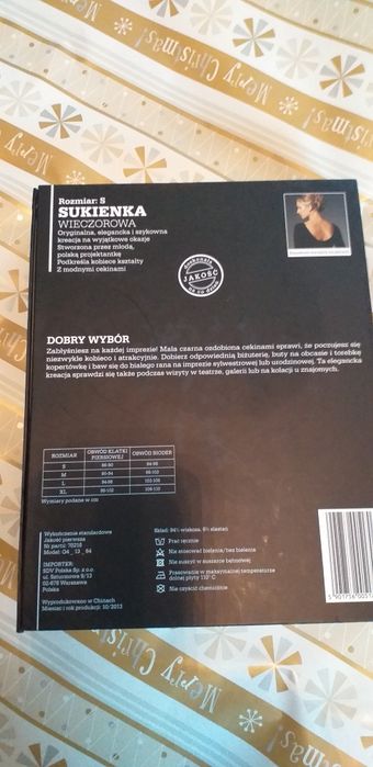 Sukienka wieczorowa.Mała czarna roz. S