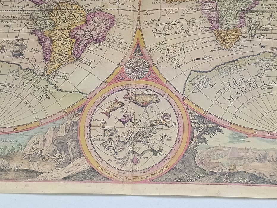 Reprodução do Mapa  Mundo “Orbis Terrae”