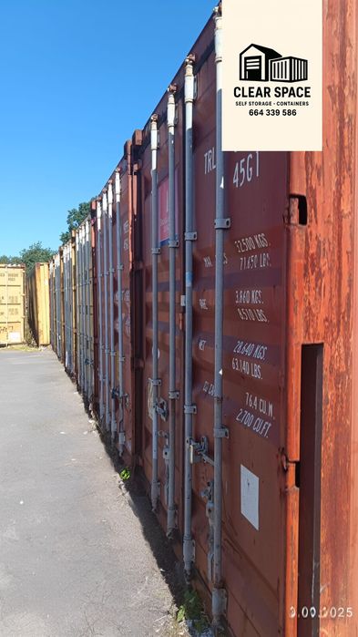 Wynajem kontenerów morskich 40HC self storage magazyn