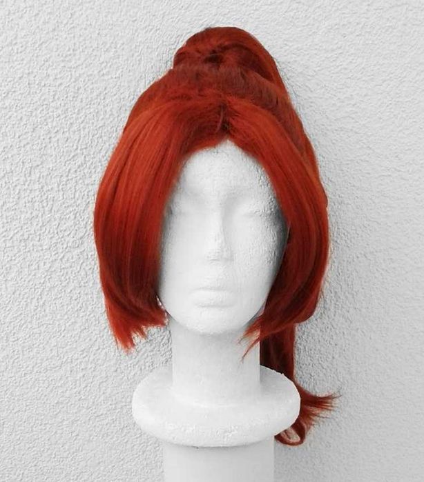Maelle Clair Obscur Expedition 33 ruda peruka z kitką cosplay wig