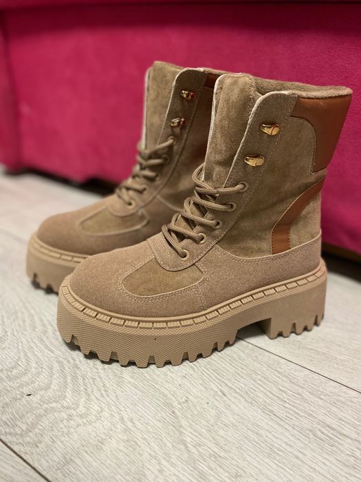 Workery trapery botki zimowe ocieplane roz 36