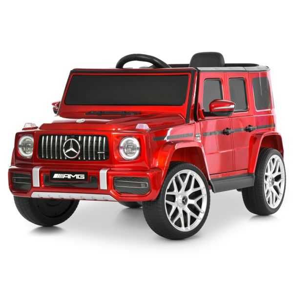 Детский электромобиль джип M 6236EBLR Mercedes с кожаным сиденьем