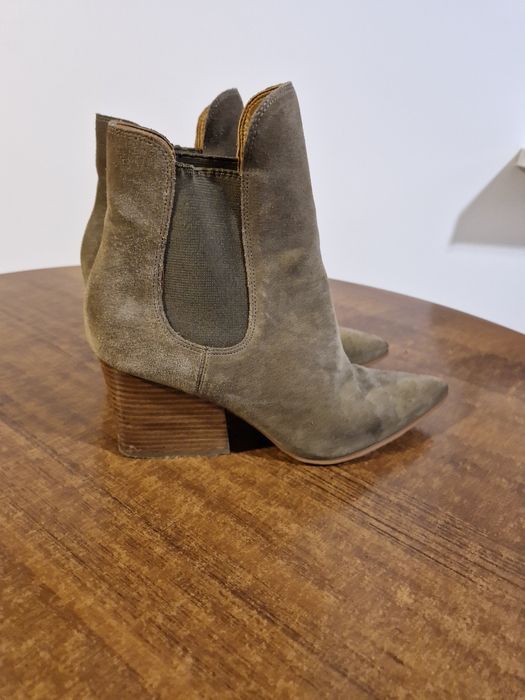 Kendall & Kylie botki zamszowe