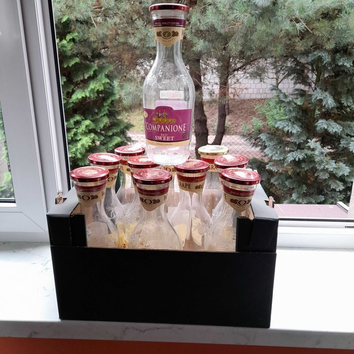 Butelka szklana 1L z deklem