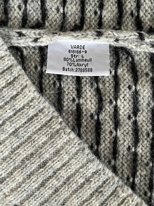 Свитер женский с воротом на молнии varde/норвегия 44-48 шерсть акрил