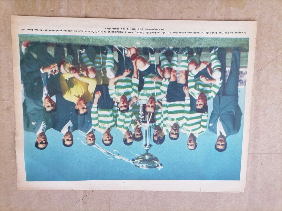 Histórico SPORTING Tri-Campeão Nacional e Vencedor Taça do Século 1953/54 Cavaleiro Andante
