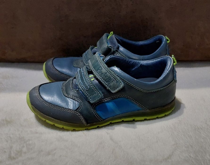 Демисезонные кожаные ботинки кроссовки Garvalin D.d.step