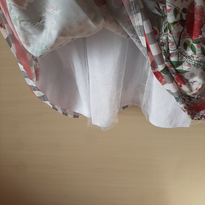Нарядное летнее платье на девочку, праздничное платье с пышной юбкой