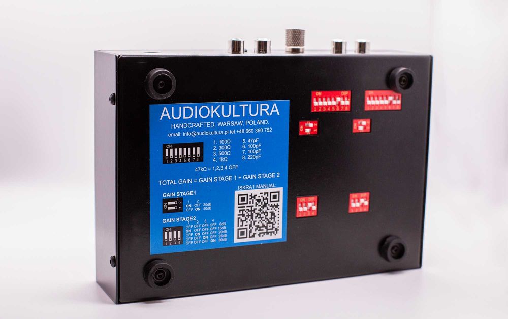 Audiokultura Iskra1 przedwzmacniacz gramofonowy