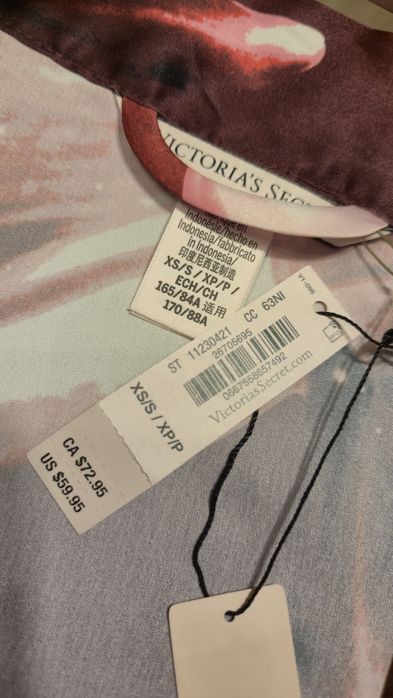Длинные  халаты Victoria's secret  XS/S,M/L