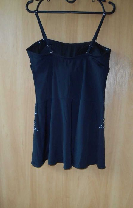 суцільний купальник сукня 54 розмір чорний Бонприкс