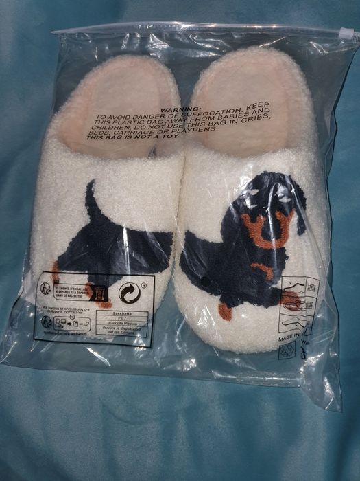 Плюшеві домашні капці "Такса собачка" (Cute Dachshund Dog), розмір 38