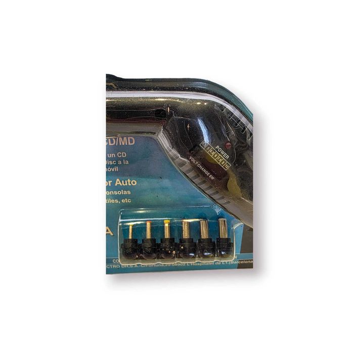 Adaptador CD/MD Auto + Alimentador 800mA – Electro DH Mod. 50.097