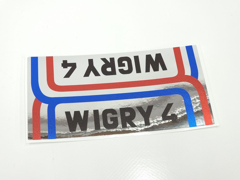NOWA Naklejka Romet Wigry 4 na ramę Emblemat