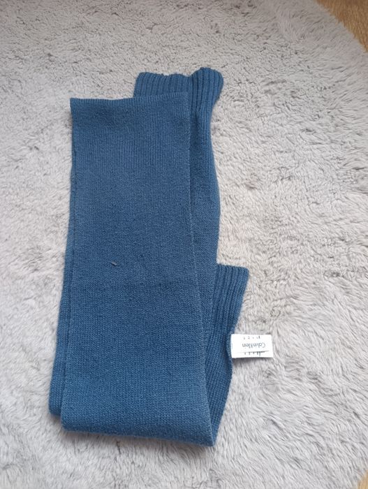 Szalik unisex kaszmir calvin klein elegancki bawełna zimowy