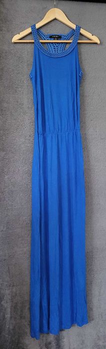 Kobaltowa sukienka maksi Amisu 34
