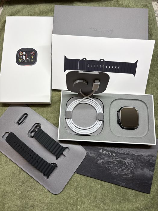 Okazja Apple Watch Ultra 2 49mm Black Bateria 100% Pełen Komplet
