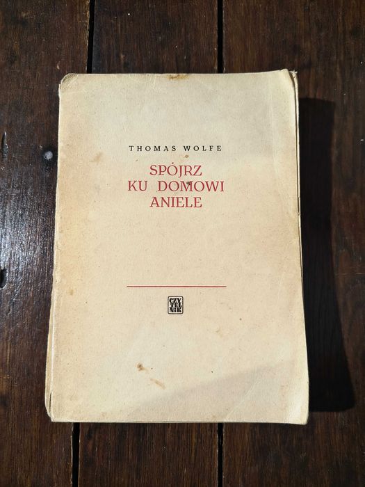 Thomas Wolfe Spójrz ku domowi, aniele. Historia pogrzebanego życia