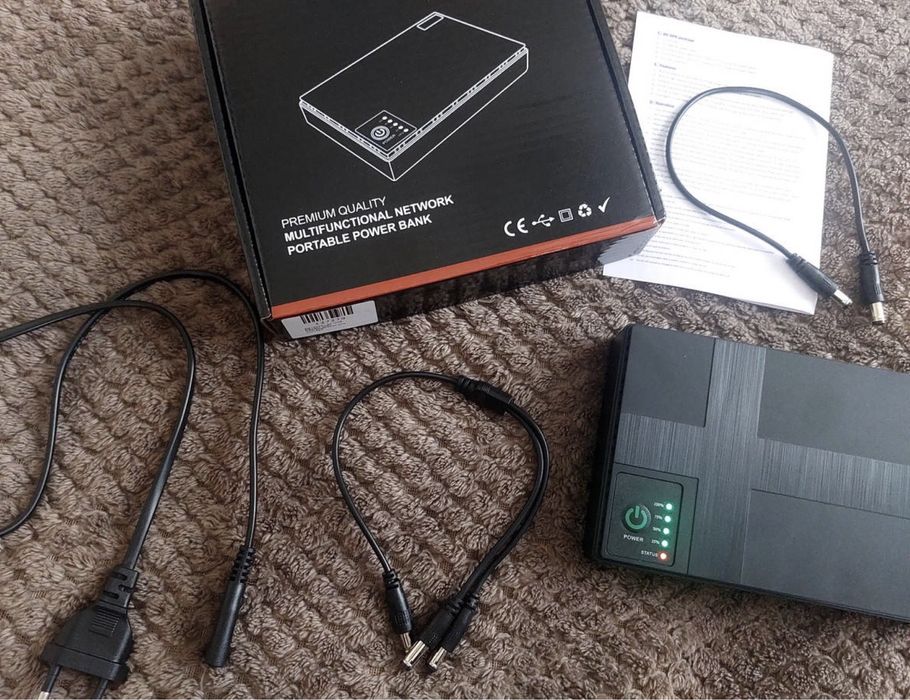 РОЗПРОДАЖ міні упс безперебійник ДБЖ ИБП для роутера DC1018L 14000мАг