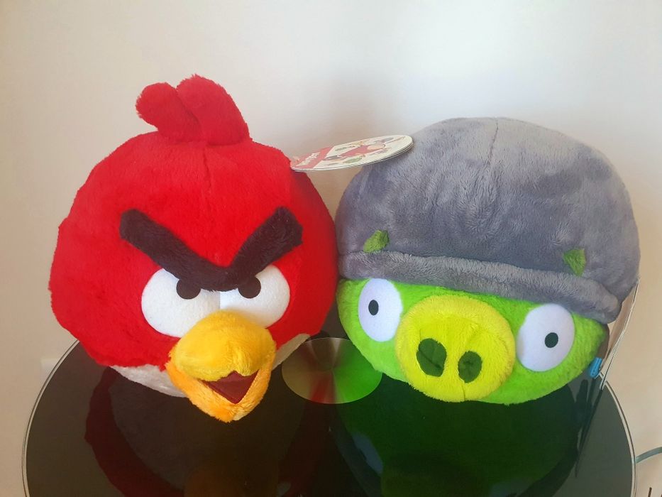 NOVOS - Peluches Angry Birds - com etiqueta