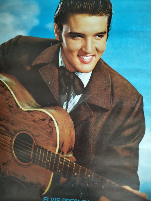 Antigo poster Elvis Presley