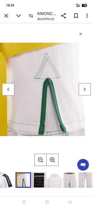 Kimono jiu-jitsu brasileiro criança M4