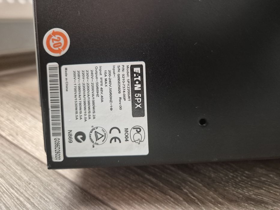 інвектор 2.2КВТ EATON 5PPX2200iRT 9500грн