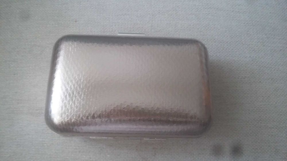 Torebka wizytowa koloru starego srebra