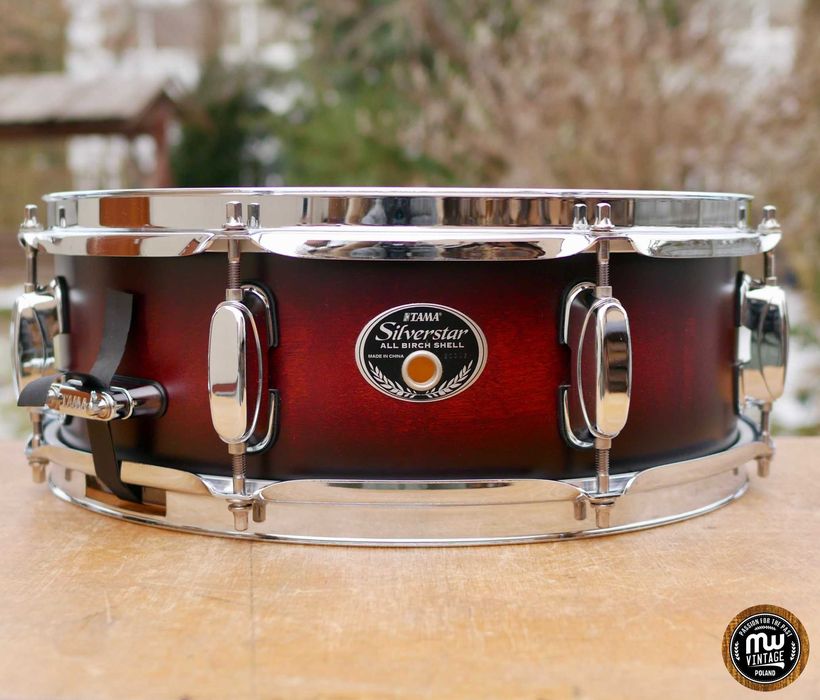 ‼️ Werbel Tama Silverstar Birch 14” x 5” Satin Cherry Burst ‼️