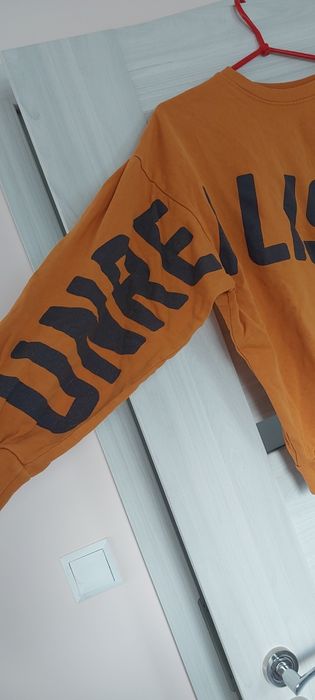 Bluza dresowa musztardowa L sinsay