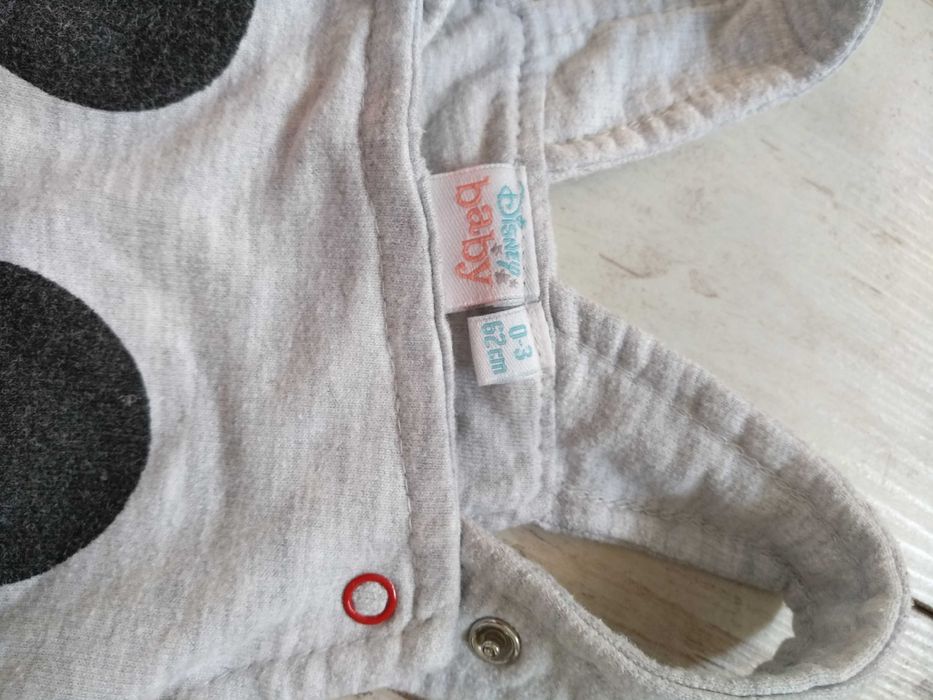 Spodnie ogrodniczki niemowlęce Myszka Mickey Disney rozm. 62