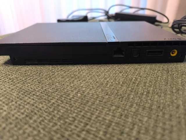 Playstation 2 Slim c/ Adaptador SCART/HDMI