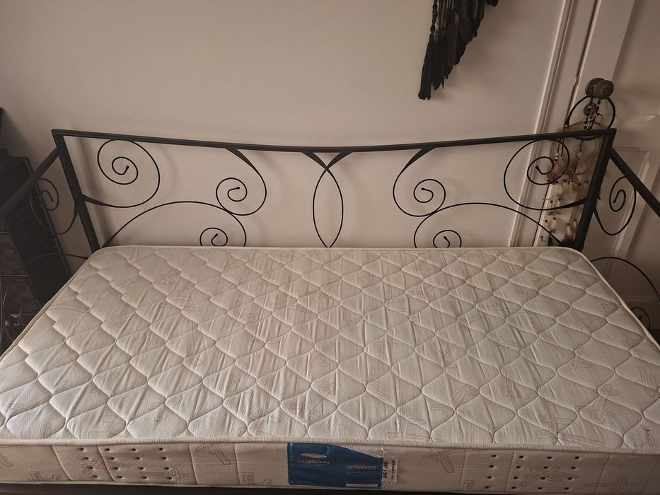 Cama ferro preta - Conforma