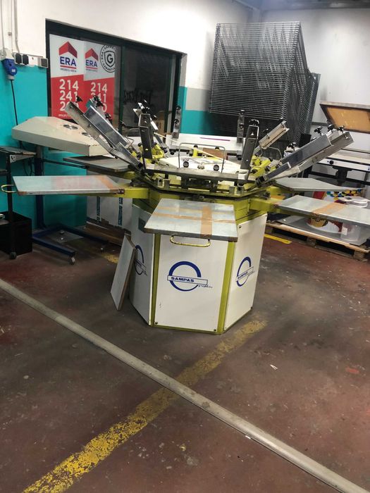 Maquina impressão textil  6 braços